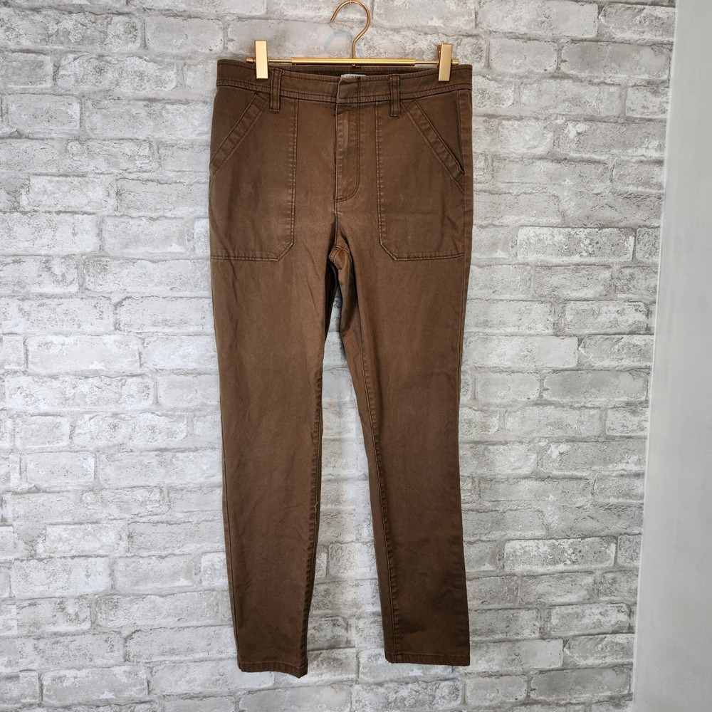 J.Crew‎ Pants Utility Patch Pocket Brown Cotton Stretch Casual 27